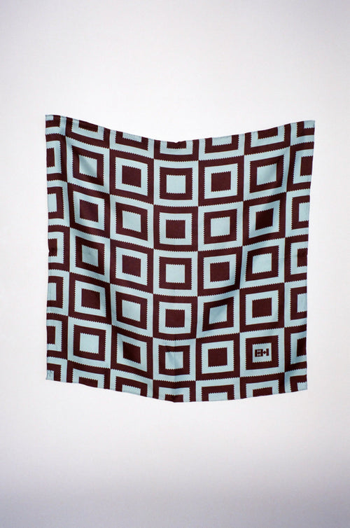 Edge silk bandana